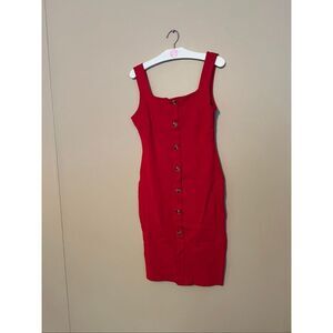 Shinestar Red Tank Top Dress Woman’s Size Medium